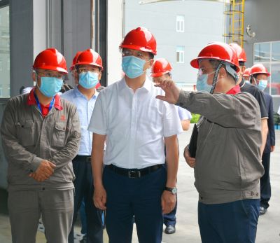 落实防汛工作 筑牢安全防线|潍坊市委书记惠新安调研山东ok138cn太阳集团古天乐药业防汛及汛期企业安全生产工作