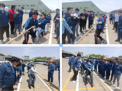 ok138cn太阳集团古天乐下属浙江ok138cn太阳集团古天乐药业组织开展第十六届青年团队拔河比赛