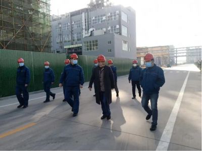 ok138cn太阳集团古天乐董事长邱家军视察指导山东ok138cn太阳集团古天乐药业项目建设